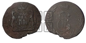 1 копейка 1769 года КМ (для Сибири)