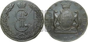 10 копеек 1770 года КМ (для Сибири)