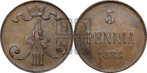 5 пенни 1888 года