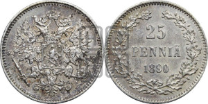 25 пенни 1890 года L