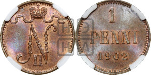 1 пенни 1902 года