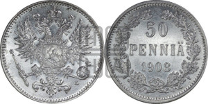 50 пенни 1908 года L