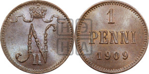 1 пенни 1909 года