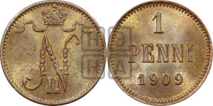 1 пенни 1909 года