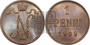 1 пенни 1909 года