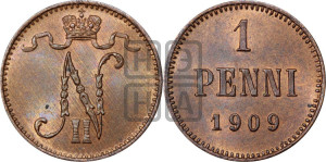 1 пенни 1909 года