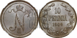 10 пенни 1909 года