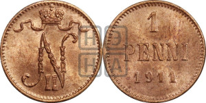 1 пенни 1911 года