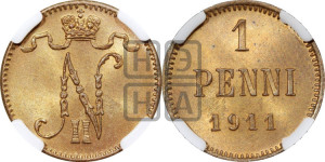 1 пенни 1911 года
