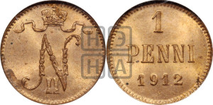 1 пенни 1912 года