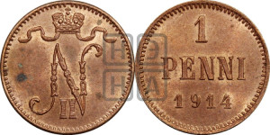 1 пенни 1914 года