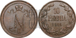 10 пенни 1914 года
