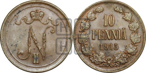 10 пенни 1915 года
