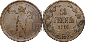 10 пенни 1916 года