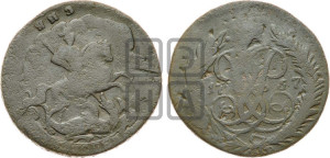 2 копейки 1757 года (гурт сетчатый)