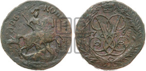 2 копейки 1758 года (гурт “ЕКАТЕРИНБУРГСКОГО ДВОРА”)