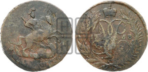 2 копейки 1758 года (гурт сетчатый)