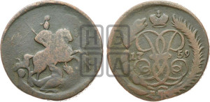 2 копейки 1759 года (гурт сетчатый)