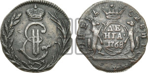 Денга 1768 года КМ (для Сибири)