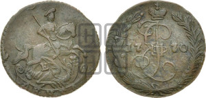 Денга 1770 года ЕМ (ЕМ, Екатеринбургский монетный двор)