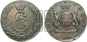 5 копеек 1771 года КМ (для Сибири)