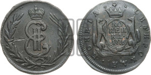 1 копейка 1776 года КМ (для Сибири)