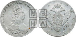 1 рубль 1780 года СПБ/ИЗ (новый тип)