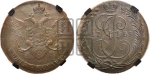 5 копеек 1789 года КМ (КМ, Сузунский монетный двор)