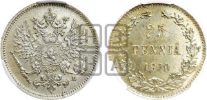 25 пенни 1910 года L