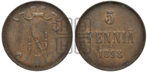 5 пенни 1898 года