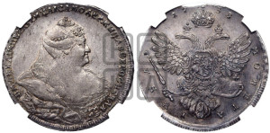 1 рубль 1738 года (московский тип)