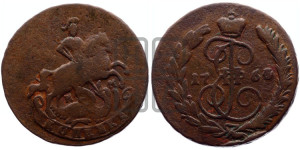 1 копейка 1764 года ММ (ММ или без букв, Красный  монетный двор)