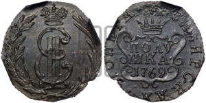 Полушка 1769 года КМ (для Сибири)