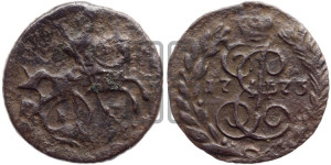 Полушка 1773 года ЕМ (ЕМ, Екатеринбургский монетный двор)