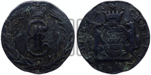 2 копейки 1780 года КМ (для Сибири)