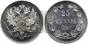 25 пенни 1891 года L