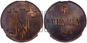 5 пенни 1898 года