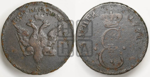 Пара - 3 денги 1771 года S (пробные)