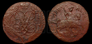 2 копейки 1758 года (гурт “ЕКАТЕРИНБУРГСКОГО ДВОРА”)