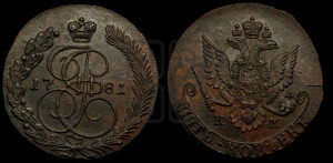 5 копеек 1781 года КМ (КМ, Сузунский монетный двор)