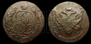 5 копеек 1793 года ЕМ (Павловский перечекан)