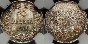 25 пенни 1917 года S