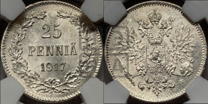 25 пенни 1917 года S