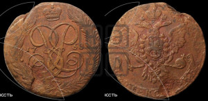 5 копеек 1758 года (без букв)