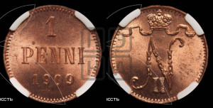 1 пенни 1909 года