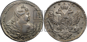 1 рубль 1737 года (московский тип)