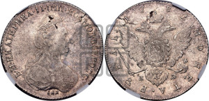 1 рубль 1782 года СПБ/ИЗ (новый тип)