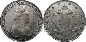 1 рубль 1782 года СПБ/ИЗ (новый тип)