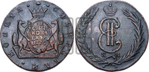10 копеек 1770 года КМ (для Сибири)