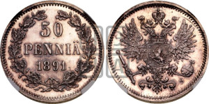 50 пенни 1891 года L